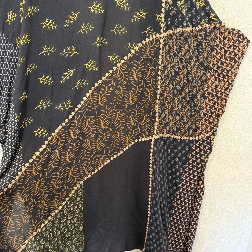 Lovestitch Pfeiffer Open Front Patchwork Lagenloo… - image 13